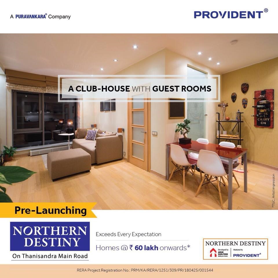 Pre-Launching Provident Northern Destiny in Bangalore